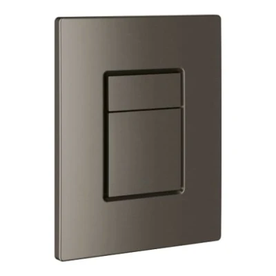 Afbeelding van Grohe Skate Cosmopolitan bedieningsplaat dual flush hard Graphite Geborsteldorstel