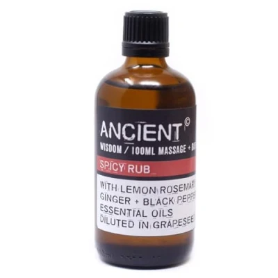 Afbeelding van Massage olie Pittige Rub 100ml Bad Aromatherapie
