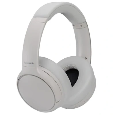 Afbeelding van Panasonic RB M600BE C Draadloze hoofdtelefoon met hybride ANC, draaibaar over ear, Bluetooth 5.3, geïntegreerde microfoon, tot 50 uur afspelen, XBS Deep, USB C, wit