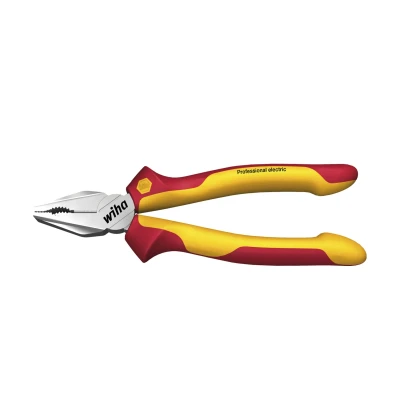 Afbeelding van Wiha Combinatietang Professional electric met DynamicJoint® en OptiGrip extra lang snijvlak 160 mm 27328