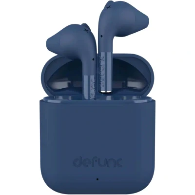 Afbeelding van Defunc True Go Slim draadloze oordopjes Bluetooth oortjes Donkerblauw Kunststof