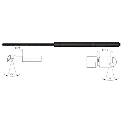 Afbeelding van METZGER 2110396 Gasveer achterklep 425N 546mm CITROËN: C4 Coupe, I Hatchback