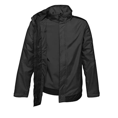 Afbeelding van Regatta mannen professioneel contrast 3 in 1 waterdichte en ademende jas met verborgen kap afneembare softshell binnenzijde