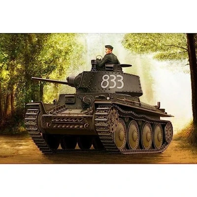 Afbeelding van Hobby Boss 080136 1/35 Duitse pantser Kpfw. 38(t) Uitf. E/F modelbouwset, verschillende