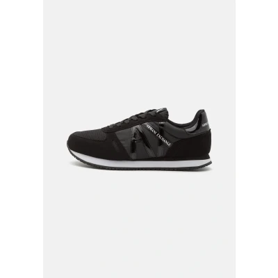 Afbeelding van Armani Exchange Dames Rio Side Logo Sneakers, zwart, 40 EU