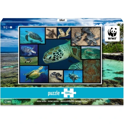 Afbeelding van WWF puzzel zeeschildpad 1000 stukjes