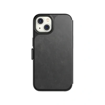 Afbeelding van Tech21 Evo Portemonnee voor iPhone 13 Telefoonhoesje met ruimte twee bankkaarten en 12ft Multi Drop Bescherming Zwart