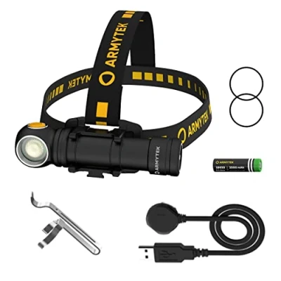 Afbeelding van Armytek Nieuwe LED Hoofdlamp Wizard C2 Pro Max Warm 3720 Lumen Zaklamp USB oplaadbaar