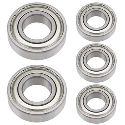 Afbeelding van 5 stuks 6004 ZZ kogellagers 20 mm x 42 12 dubbel beschermde groefkogellagers voor doe het zelf, draaibanken, motoren, 3D printers, freesmachines, verschillende mechanische apparaten, enz.