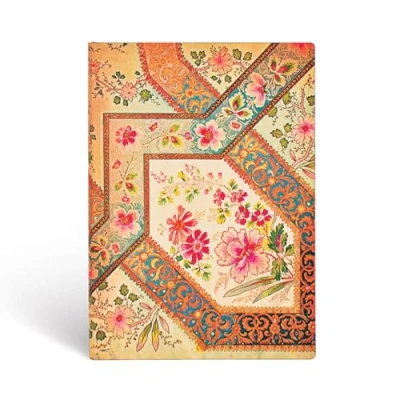 Afbeelding van Lyon Florals Filigree Floral Ivory Midi Lined Softcover Flexi Journal (176 pages)
