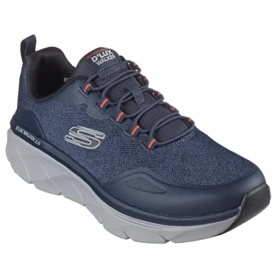 Afbeelding van Skechers D&#039;lux Walker 2.0 Steadyway Sneaker voor heren, marineblauw, 46 EU