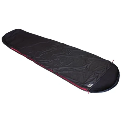 Afbeelding van High Peak Nanuk Fleece Mummy Lakenzak Zwart Slaapzakken
