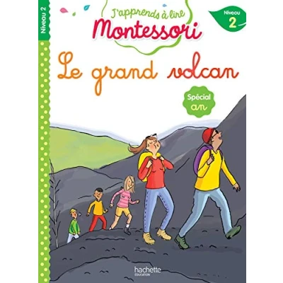 Afbeelding van Le grand volcan, niveau 2 J&#039;apprends à lire Montessori