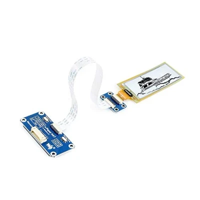 Afbeelding van Waveshare 2.9inch Flexible E Ink Display HAT for Raspberry Pi 296x128 Resolution with Embedded Controller Black White Dual Color SPI Interface Without PCB Supports Partial Refresh