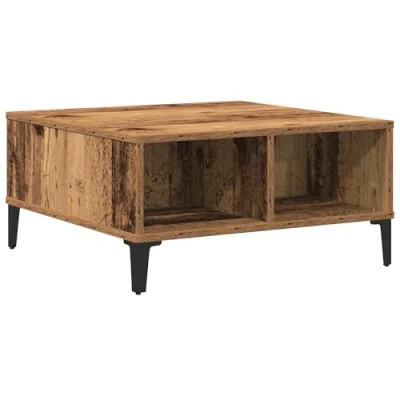 Afbeelding van vidaXL Salontafel Oude Hout 60x60x30 cm Geengineerd