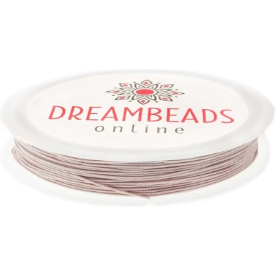 Afbeelding van Elastisch Koord (0.5 mm) Old Rose (20 Meter)