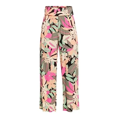 Afbeelding van Roxy Along THE Pyjamabroek, Dames, Maat: Small, Anthracite palm song axs