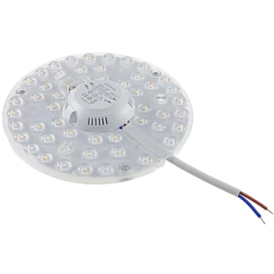 Afbeelding van LED ring module met magnetische houder 18W Ø18cm 1994 lumen 230V ringlamp ombouwset voor plafondlampen klaar aansluiting 3000k / warm wit