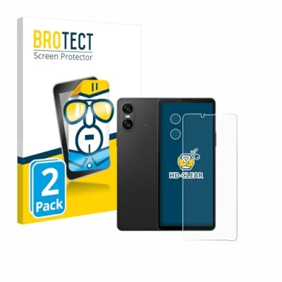 Afbeelding van BROTECT Screenprotector voor Sony Xperia 10 VI (Voor+Camera) Folie Beschermfolie transparant (2 Stuks)