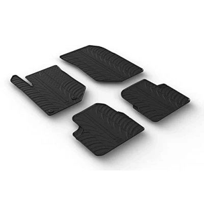 Afbeelding van Gledring Rubbermatten passend voor Peugeot 208 II 2019 / 2008 2020 &amp; Opel Corsa F excl. Electric (T profiel 4 delig + montageclips)