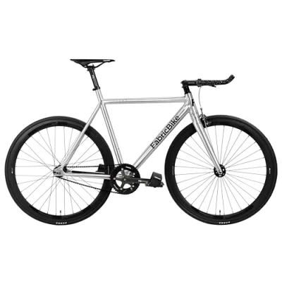 Afbeelding van FabricBike Light fixed bike, Fixie, één snelheid, aluminium frame en vork, 28&quot; wielen, 6 kleuren, 3 maten, 9,45 kg ca. (M 54cm, Polished)