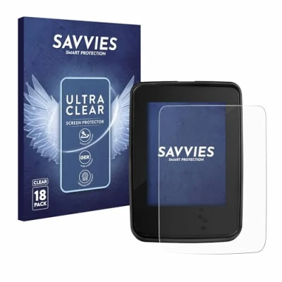 Afbeelding van Savvies (18 Stuks) Schermbeschermer voor Giant Ride Dash Evo SG Screen Protector Ultra Transparant