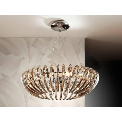Afbeelding van Schuller Valencia Hanglamp Ariadna kristal crème 66cm