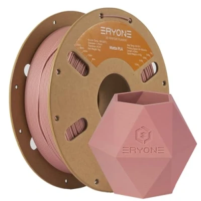 Afbeelding van Eryone 3D printer mat filament PLA 1 kg spoel, 1,75 mm +/ 0,03 mm, keramiekrood