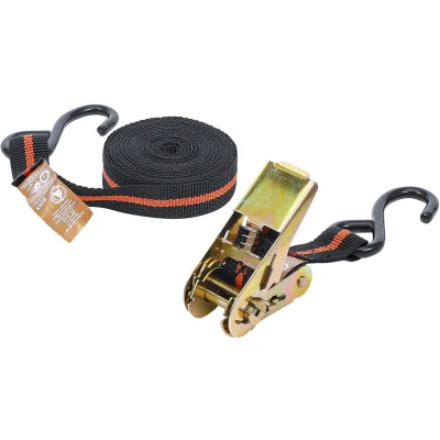 Afbeelding van BGS Ratel spanband met 2 zware haken 24 mm x 5 meter