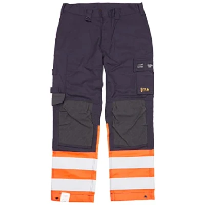 Afbeelding van Blaklader Multinorm inherent werkbroek 1488 1513 Marineblauw/Oranje C56