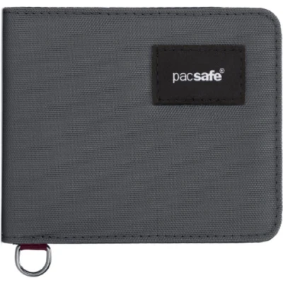 Afbeelding van PacSafe RFIDsafe Bifold Portemonnee Slate Grijs Moneybelts &amp; Documenttasjes