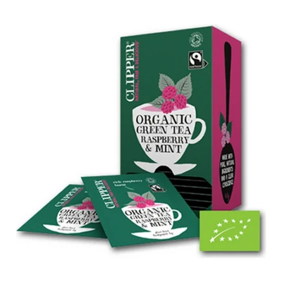 Afbeelding van Clipper Green Tea Raspberry Mint Bio 6 x 25 stuks