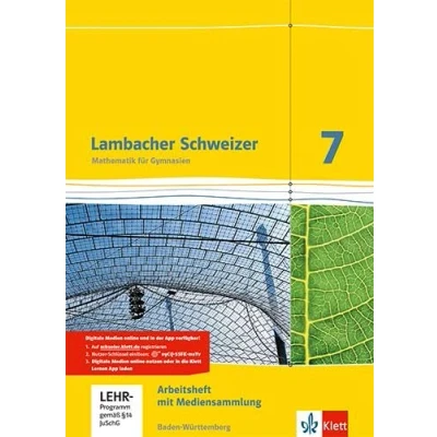 Afbeelding van Lambacher Schweizer. 7. Schuljahr. Arbeitsheft plus Lösungsheft und Lernsoftware. Baden Württemberg