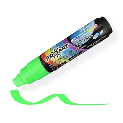 Afbeelding van LEVIATAN Droog &amp; vochtig afwasbare krijtmarker CHALK MARKER 15G GREEN groen