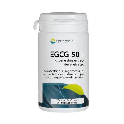 Afbeelding van Springfield EGCG 50+groene Thee Extract Capsules