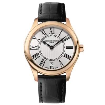 Afbeelding van Frédérique Constant FC 220MS3B4 Horloge Leer Zwart Ø 36 mm