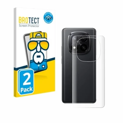 Afbeelding van BROTECT Fullscreen Schutzfolie Displayschutz Folie Klar Transparent (2 Stuk, Xiaomi Redmi Note 14 Pro), Smartphone beschermfolie, Transparant