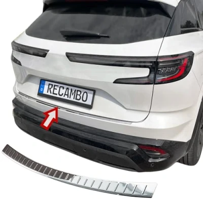Afbeelding van RECAMBO Bumperbescherming roestvrij staal hoogglans gepolijst, chroom look compatibel met Renault Austral BJ vanaf 2022 styling en bescherming voor de bumper