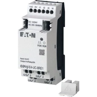 Afbeelding van Eaton easy e4 i o uitbreiding 12 24 v dc ac 4di 4dq relais schroefaansluiting 197217