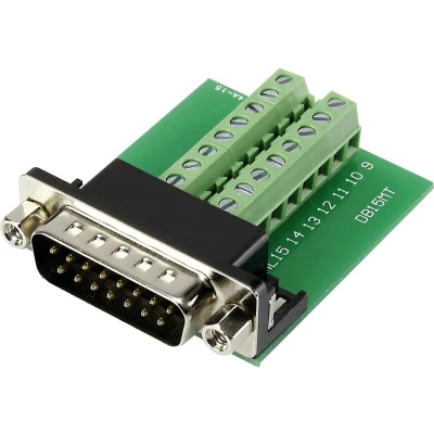 Afbeelding van TRU COMPONENTS DSUB15M 16TB 2 1282790 D sub stekker 90 Aantal polen: 15 Schroeven 1 stuk(s)