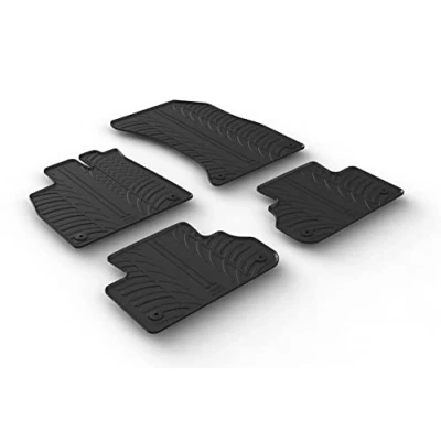 Afbeelding van Gledring Rubbermatten passend voor Audi Q5 2017 (T profiel 4 delig + montageclips)