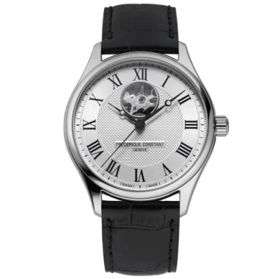 Afbeelding van Frederique Constant heren Classic Heartbeat automatic horloge FC 310MC5B6 in de kleur Zilver
