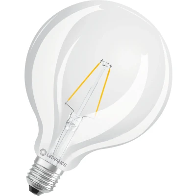 Afbeelding van Ledvance Classic LED E27 Globe Filament Helder 2.5W 250lm 827 Zeer Warm Wit Vervangt 25W