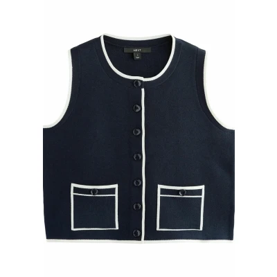 Afbeelding van Next Bodywarmer navy / wit