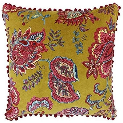 Afbeelding van Paoletti Malisa 50X50 C/CASE Lemon Curry, Katoen, 50x50cm