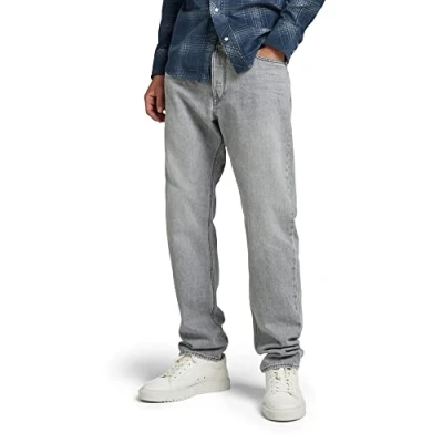 Afbeelding van G Star Raw herenjeans Triple A Regular Straight, grijs (Faded Grey Limestone D109 d126), 32W/32L