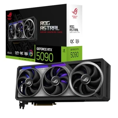 Afbeelding van ASUS ROG Astral NVIDIA RTX5090 O32G GAMING Videokaart 32GB GDDR7 PCIe 5.0 2x HDMI 2.1b 3x DisplayPort 2.1