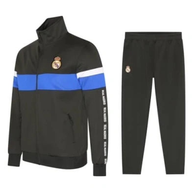 Afbeelding van Real Madrid Trainingspak Heren 2024/2025 Maat L Voetbal Trainingspakken Voetbalkleding 100% Polyester