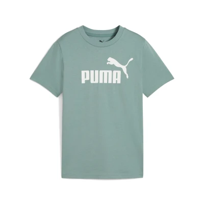 Afbeelding van Puma LOGO Unisex Tshirt print voor kinderen, Maat: 128, Green moon