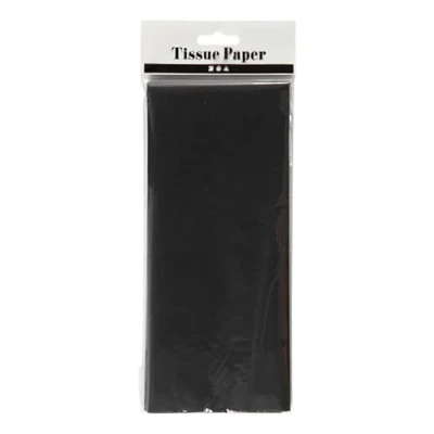 Afbeelding van Creotime tissuepapier 50 x 70 cm zwart 10 stuks